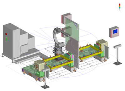 機器人標準焊接系統一字型系統